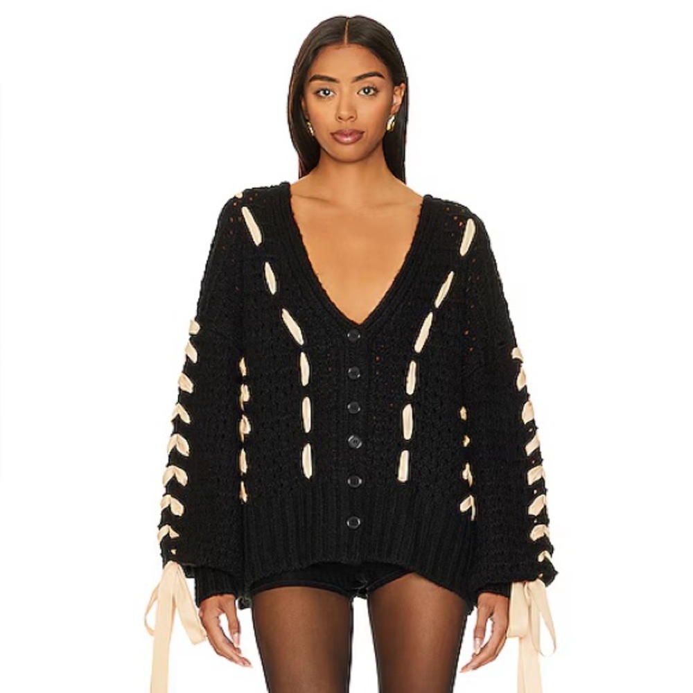 For Love & Lemons Liberty Ribbon Cardigan